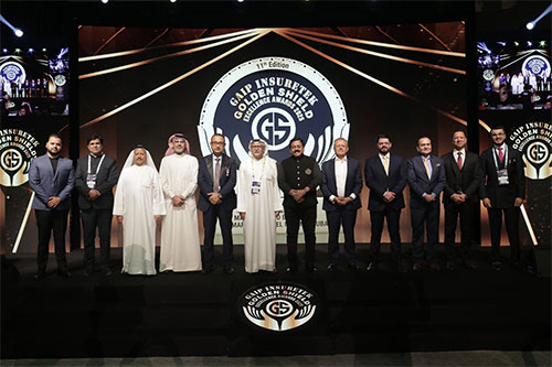Dr. AFTAB Hasan with GAIP Board Members during the GAIP-InsureTek International Conference & Awards.
